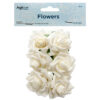 CRAFT FOAM FLOWER 2.5″ WHITE