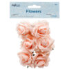 CRAFT FOAM FLOWER 2.5″ LIGHT PINK