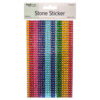 CRAFT RHINESTONE SHEET STRIP ASST COLOR