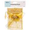 CRAFT DRAWSTRING POUCH GOLD