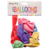 GLOBOS BALLOONS ASST COLOR