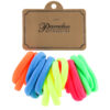 HAIR TIE 8CT MEDIUM NEON ASST CLR