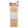 TABLE KING BAMBOO CHOPSTICKS 5 PAIRS W/OPP & HEAD CARD