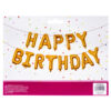 HAPPY BIRTHDAY FOIL LETTER BALLOONS 12X15.5″ W/GOLD