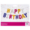 HAPPY BIRTHDAY FOIL LETTER BALLOONS 12X15.5″ W/ASST CLRS