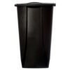 STERILITE WASTEBASKET S/T 11 GAL BLACK