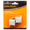 KINGMAN OUTLET ADAPTOR “ETL” 2PC W/GROUNDING