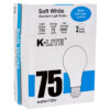 LIGHT BULB 3PK/75W K-LITE#KL11753