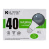 LIGHT BULB 3PK/40W “DELUXE”#KL11403