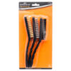 KINGMAN WIRE BRUSH 3PC SET