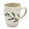 CERAMIC MUG 9OZ W/OLIVE