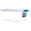 STERILITE LATCH BOX 15 QT W/ BLUE LATCHES