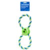 LIL’ BUDDIES PET COTTON ROPE W/TENNIS BALL 11″