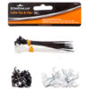 KINGMAN CABLE TIE 80 PC W/DOUBLE BLISTER