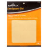 KINGMAN SANDPAPER 9″ X11″ 12PCS W/ASST SIZES