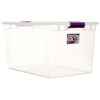 STERILITE 66 QT LATCH BOX W/ PLUM LATCHES