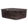 STERILITE #1272 SHORT WEAVE BASKET ESPRESSO