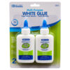 BAZIC GLUE 2.7 OZ 2 CT WHITE