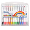 BAZIC SILKY GEL CRAYONS 12 COLORS