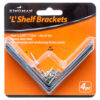 KINGMAN “L” SHELF BRACKET 2.95″ 4PC