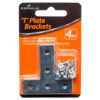 KINGMAN “T” PLATE BRACKET 1.97″ 4PC