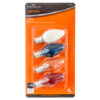 KINGMAN LIGHT BULB 7W 4PC W/ASST COLORS