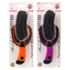 HAIR BRUSH WAVE W/ MIRROR ASST COLOR