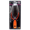 HAIR BRUSH PADDLE W/MIRROR ASST COLOR