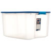 STERILITE #1446 LATCH BOX 18G CLEAR BOTTOM & BLUE LID