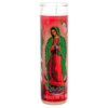 VELADORA RELIGIOUS CANDLE VIRGEN DE GUADALUPE 12 CT WHITE