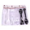 TABLE KING PLASTIC SPOONS & FORKS L:9.84″ / 145G 6PCS W/ASST CLRS