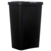 STERILITE #9004 13GAL WASTEBASKET TOUCHTOP BLACK CLR