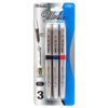 PEN ROLLERBALL 3PC 3 ASST #1708 #BAZIC