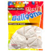 BALLOON STANDARD WHITE 12″ 10CT