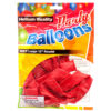 BALLOON STANDARD RED 12″ 10CT