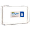 PLASTIC UTILITY BOX MULTIPURPOSE CLEAR #BAZIC