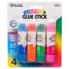 GLUE STICK COLORED 4PC #2043