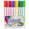 BAZIC COLLORELLI GEL PEN 12 FLUORESCENT COLOR