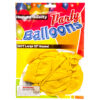 BALLOON STANDARD YELLOW 12″ 10CT