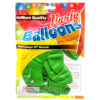 BALLOON STANDARD GREEN 12″ 10CT