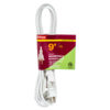 EXTENSION CORD 9FT WHITE ETL