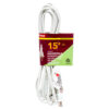 EXTENSION CORD 15FT WHITE ETL