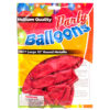 BALLOON METALLIC RED 12″ 10CT