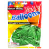 BALLOON METALLIC GREEN 12″ 10CT