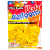 BALLOON METALLIC YELLOW 12″ 10CT