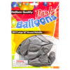 BALLOON METALLIC SILVER 12″ 10CT