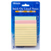 NOTE STICK ON LINED 3PK 3″X3″ ASST PASTEL CLR