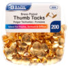 THUMB TACK 200PC BRASS #229