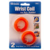 WRIST COIL 2PC W/KEY HOLDER 6 ASST CLR #4001