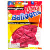 BALLOON METALLIC HOT PINK 12″ 10CT